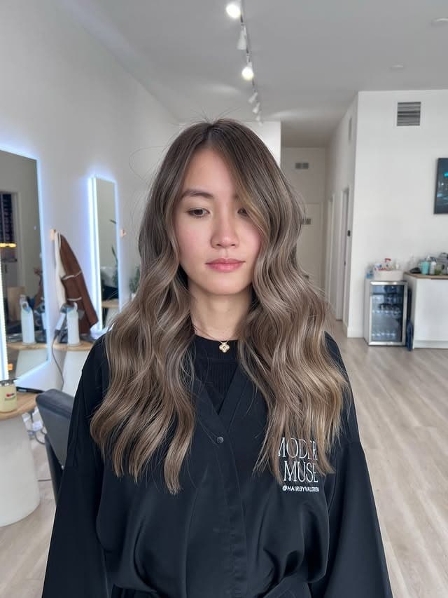 10. Ash Beige Dark Blonde Waves - Dark Blonde Hair Color
