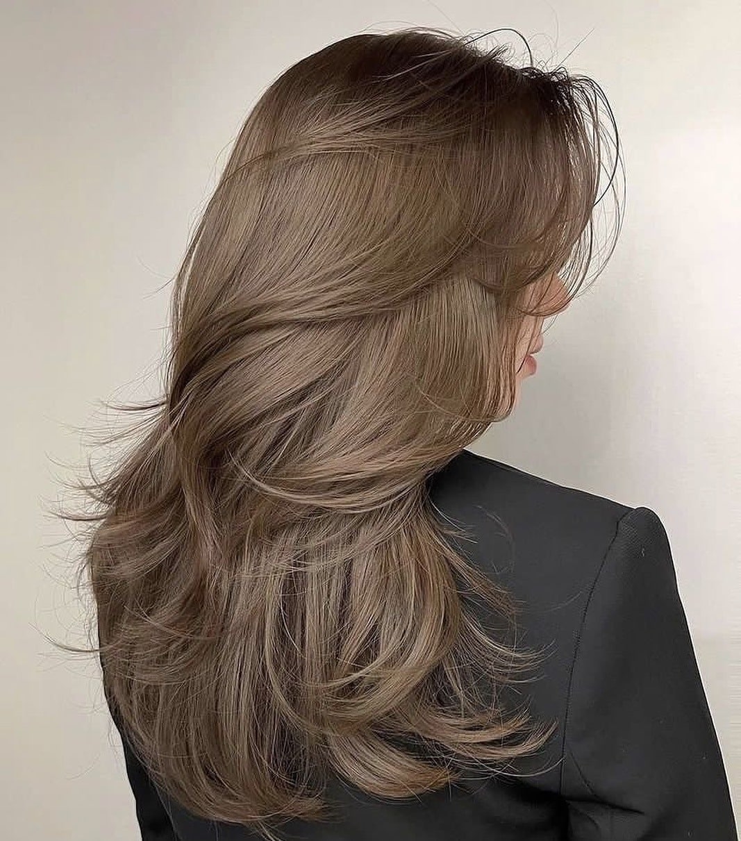 18. Smoky Dark Blonde Butterfly Layers - Dark Blonde Hair Color